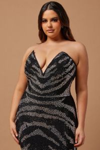 Clarissa Embellished Bandage Maxi Dress - Black sold by Fashion Nova