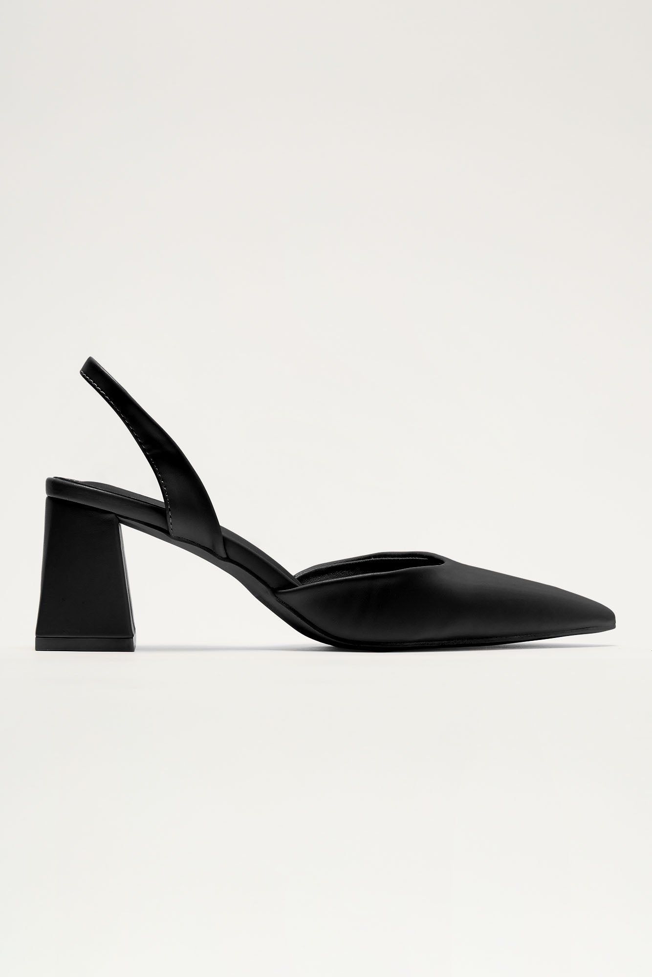 Tatianna Slingback Pumps - Black sold by Fashion Nova