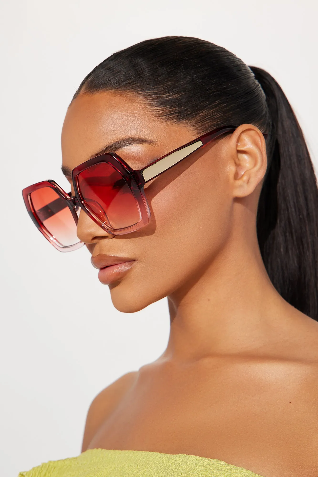 Favorite Daughter Sunglasses - Red/combo sold by Fashion Nova product image thumbnail 2