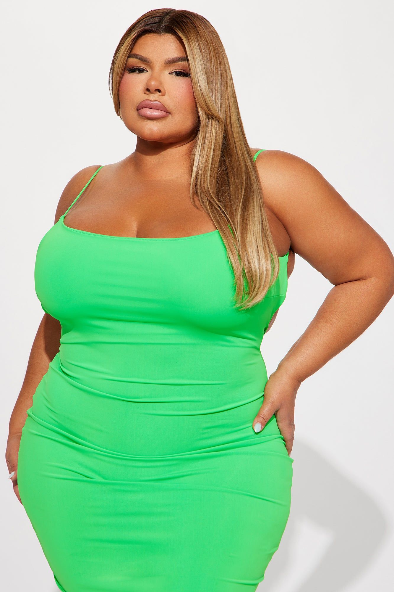Gia Backless Sculpting Midi Dress - Green sold by Fashion Nova product image thumbnail 2