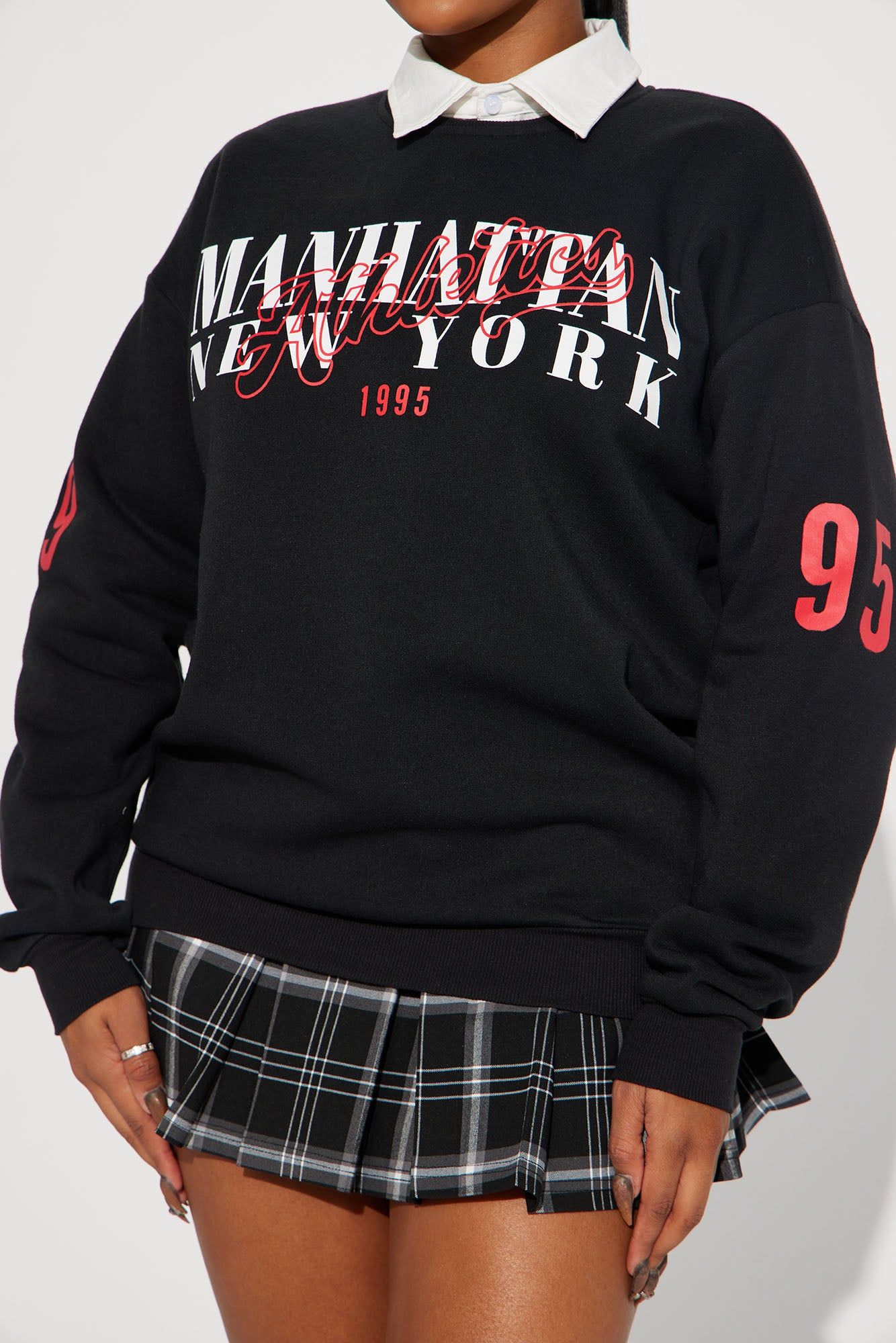 Manhattan NY Sweatshirt - Black sold by Fashion Nova product image thumbnail 3