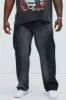 Lava Flow Straight Jeans - Black sold by Fashion Nova