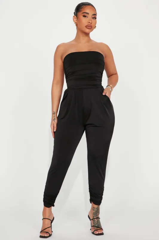 Kelli Jumpsuit - Black sold by Fashion Nova