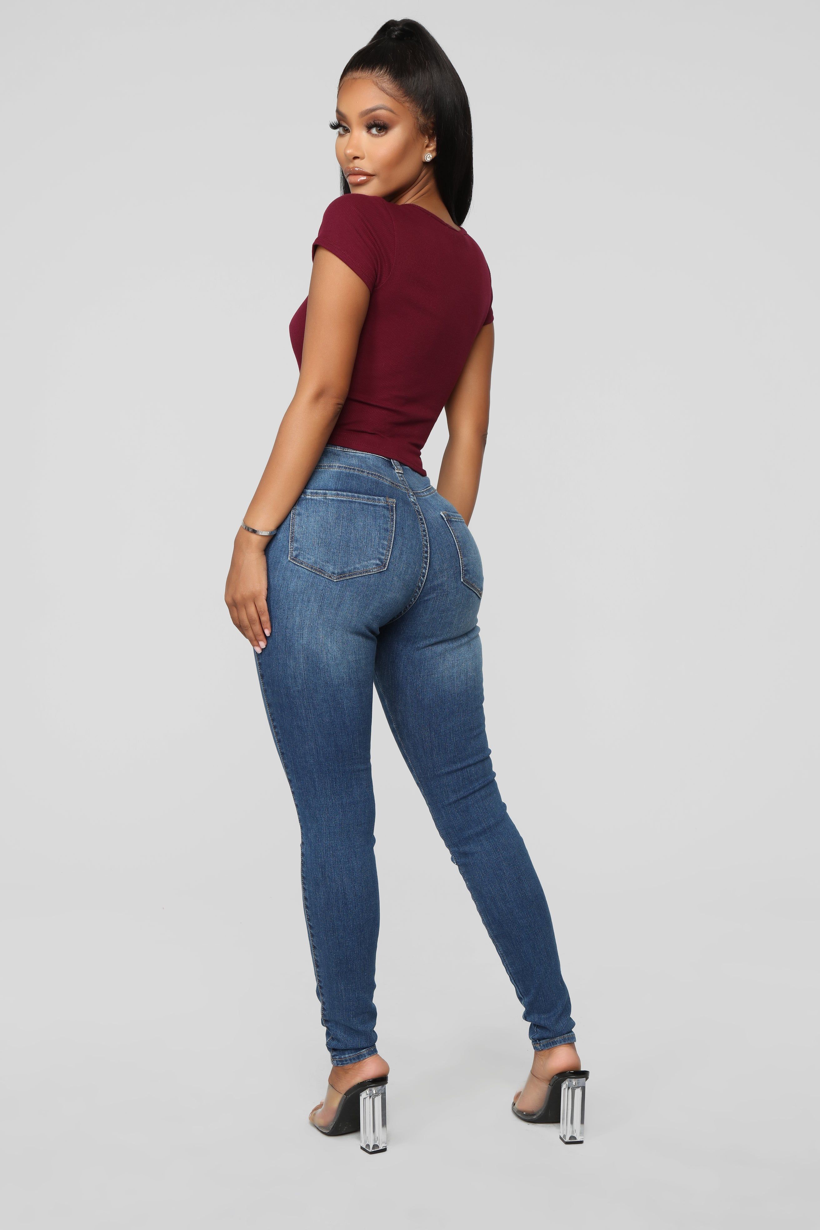 Knotted V Neck Tee - Purple sold by Fashion Nova product image thumbnail 5