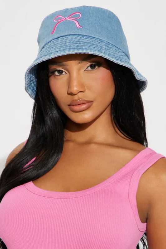 Talk Nice To Me Bucket Hat - Medium Wash sold by Fashion Nova