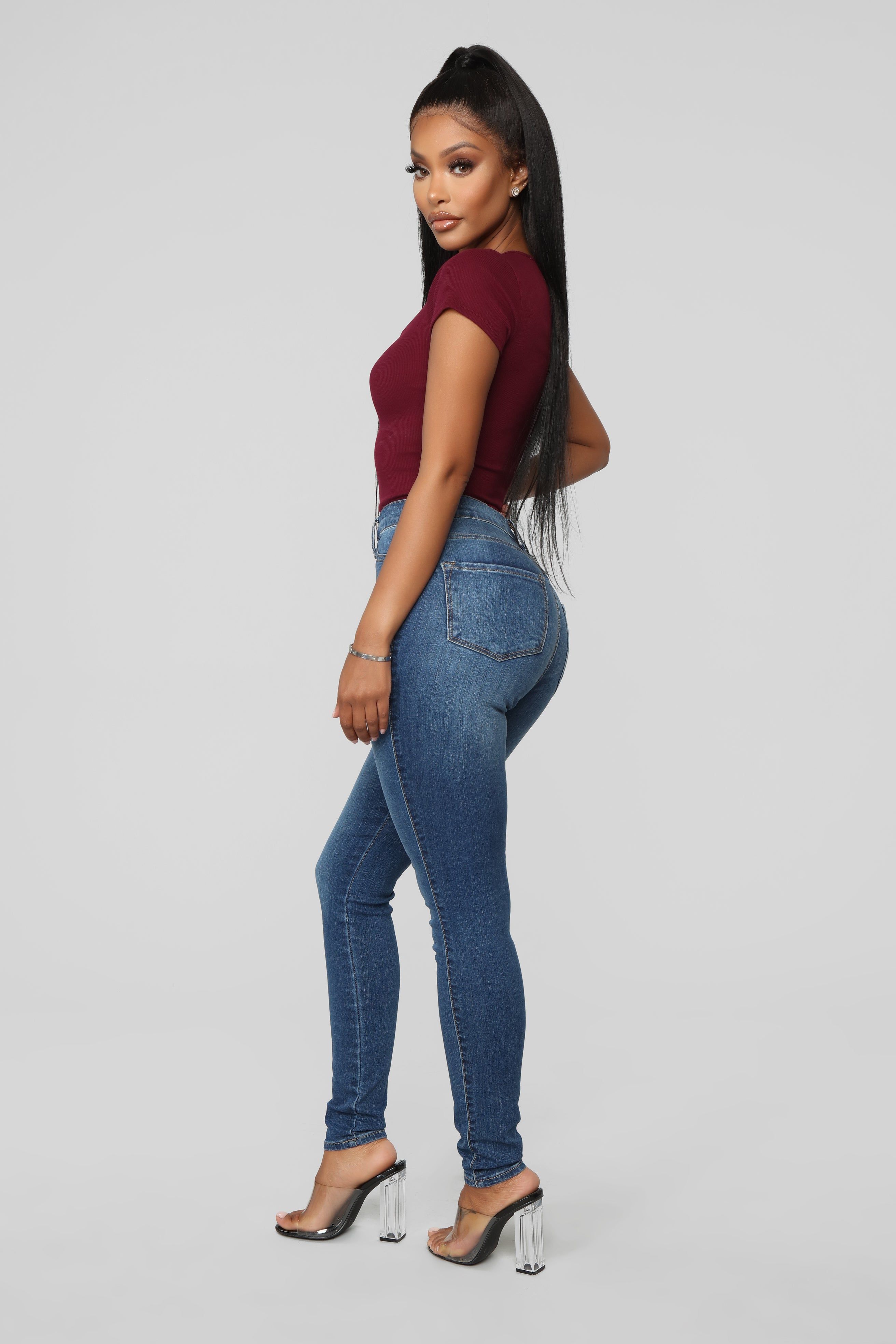 Knotted V Neck Tee - Purple sold by Fashion Nova product image thumbnail 4