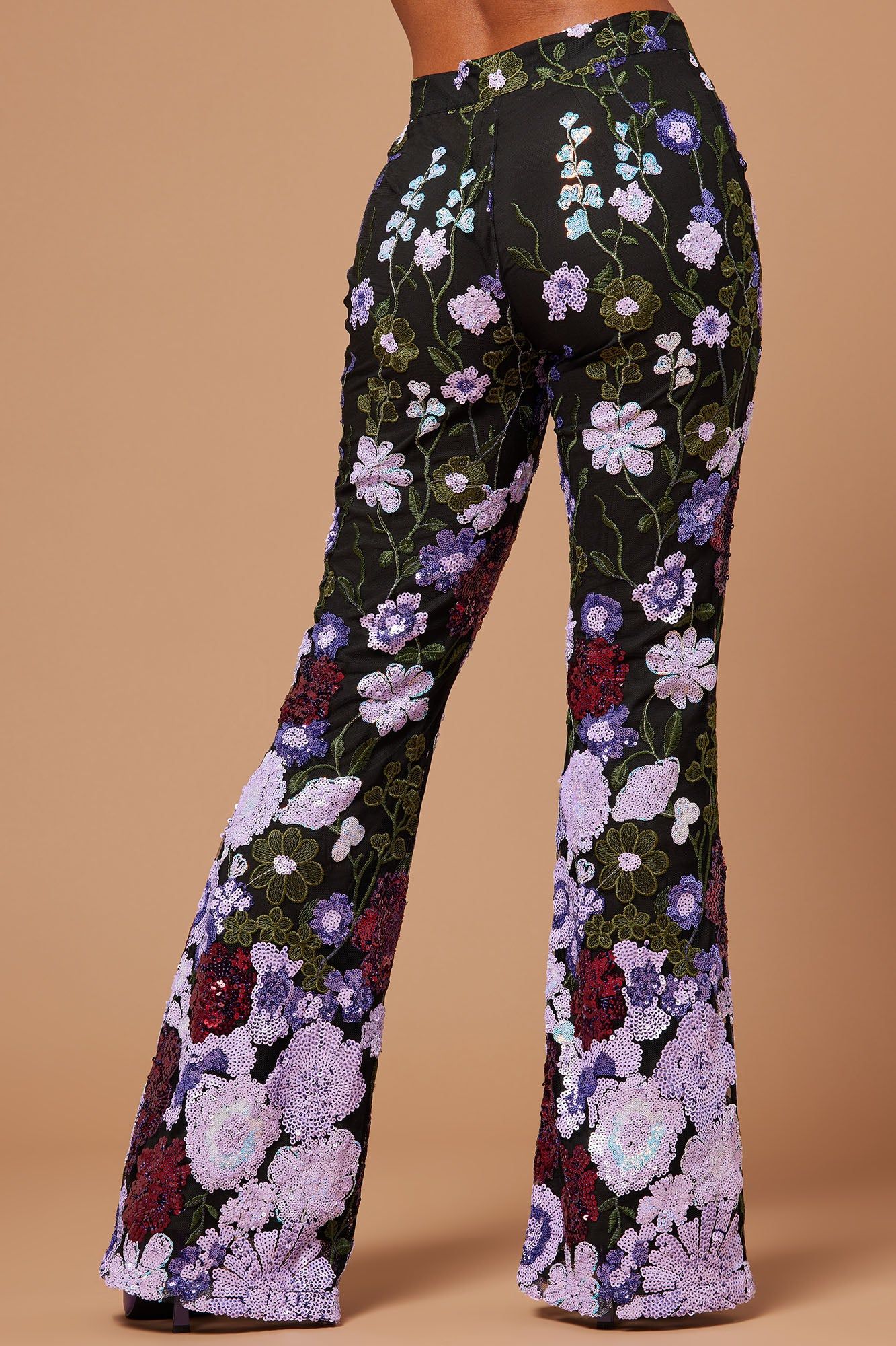 Nadia Sequin Pant - Purple/combo sold by Fashion Nova product image thumbnail 4