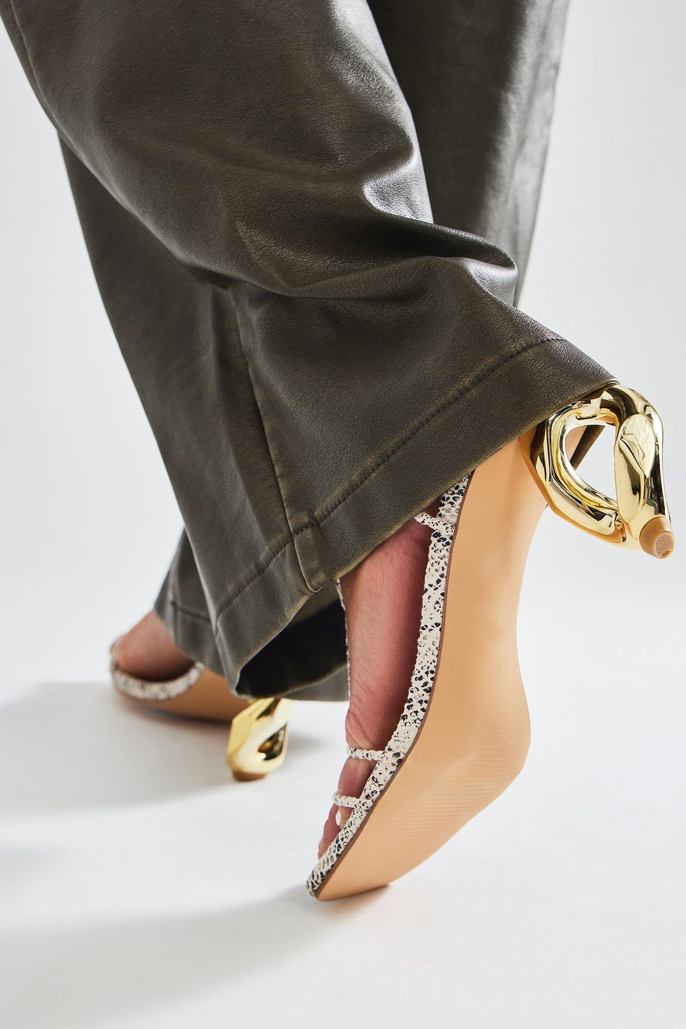 Run Wild Novelty Mules - Beige/Brown sold by Fashion Nova product image thumbnail 3