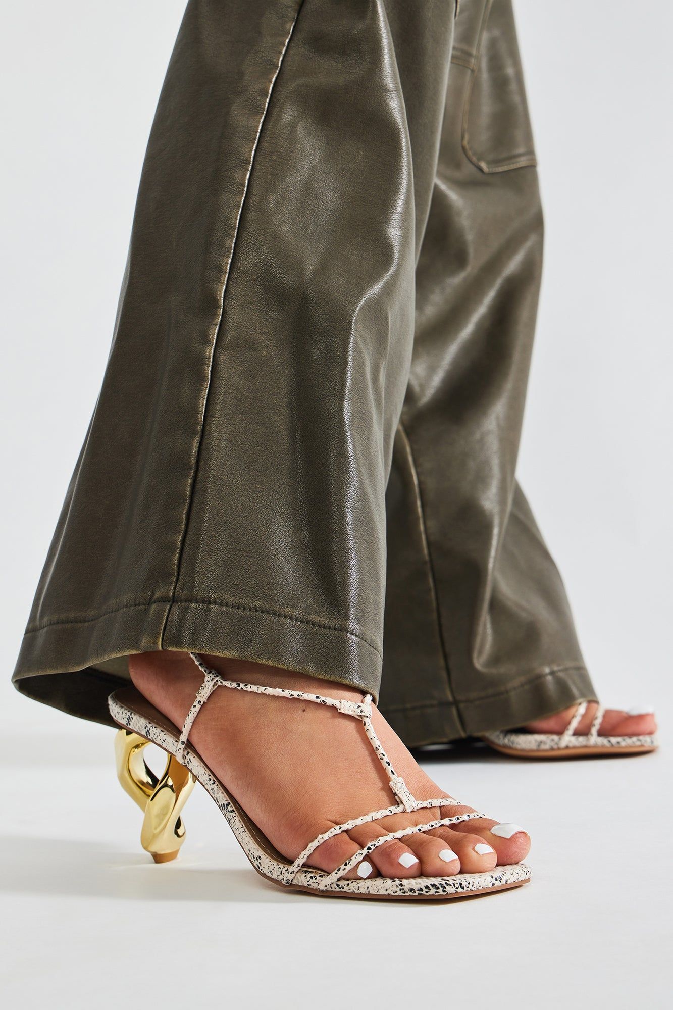 Run Wild Novelty Mules - Beige/Brown sold by Fashion Nova product image thumbnail 2