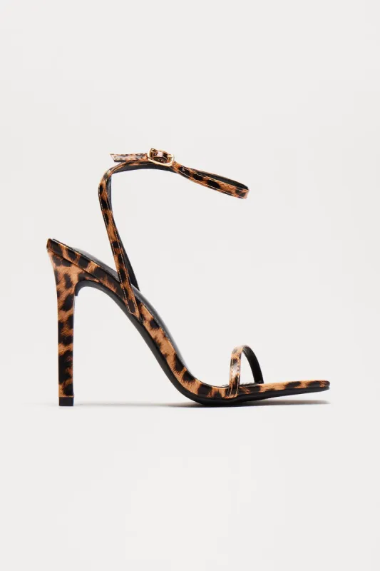 Rio Heeled Sandals - Leopard sold by Fashion Nova
