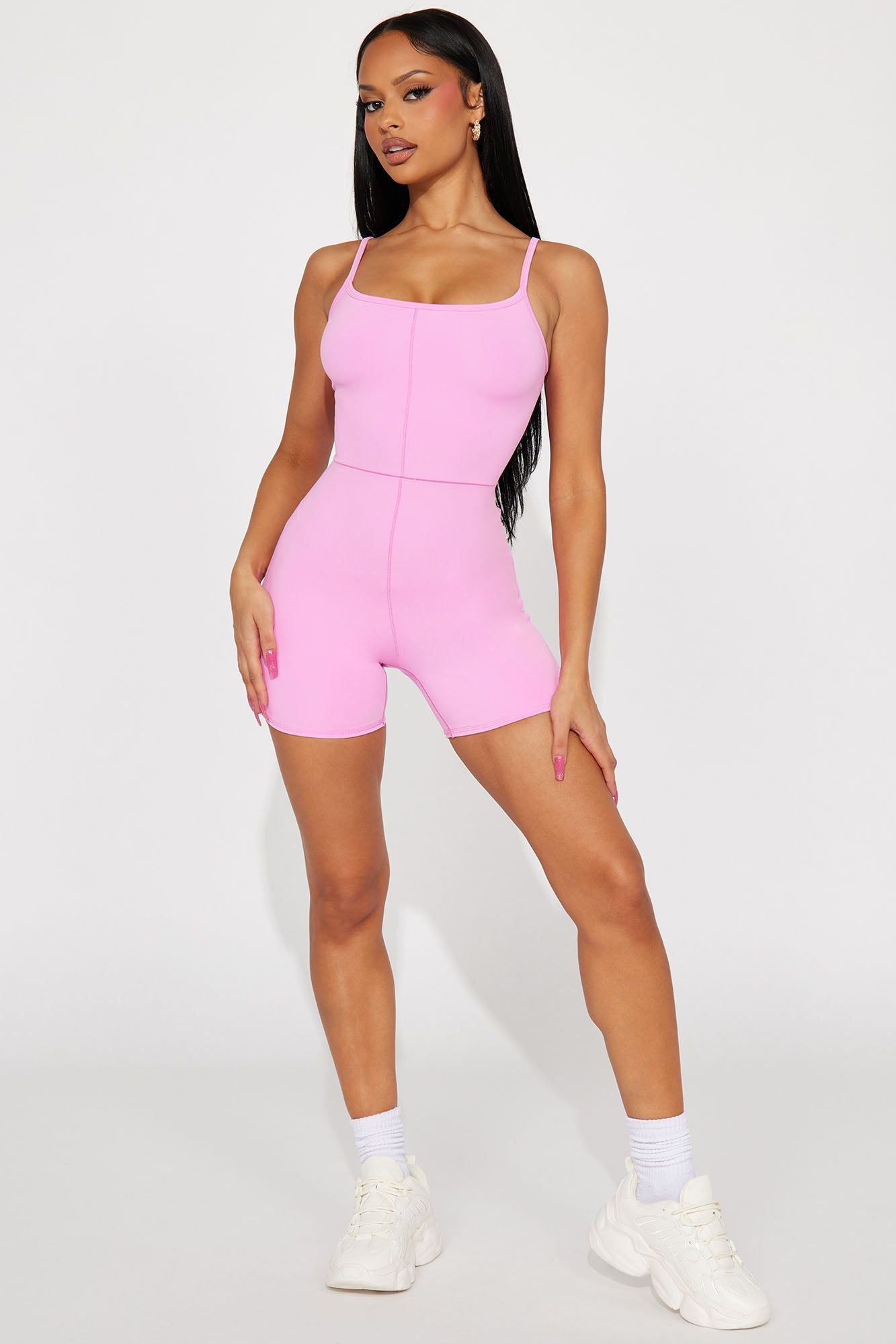 High Speed Active Romper - Pink sold by Fashion Nova product image thumbnail 2