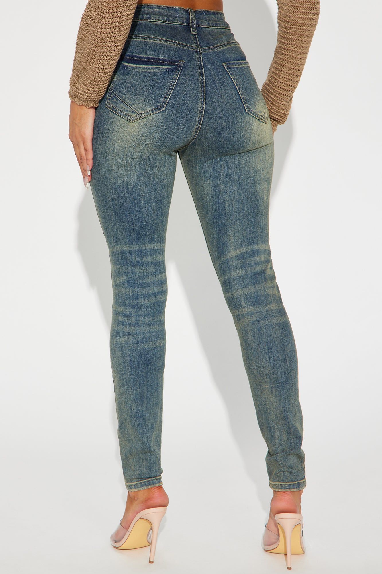 Isla Sculpting Skinny Jeans - Medium Wash sold by Fashion Nova product image thumbnail 3