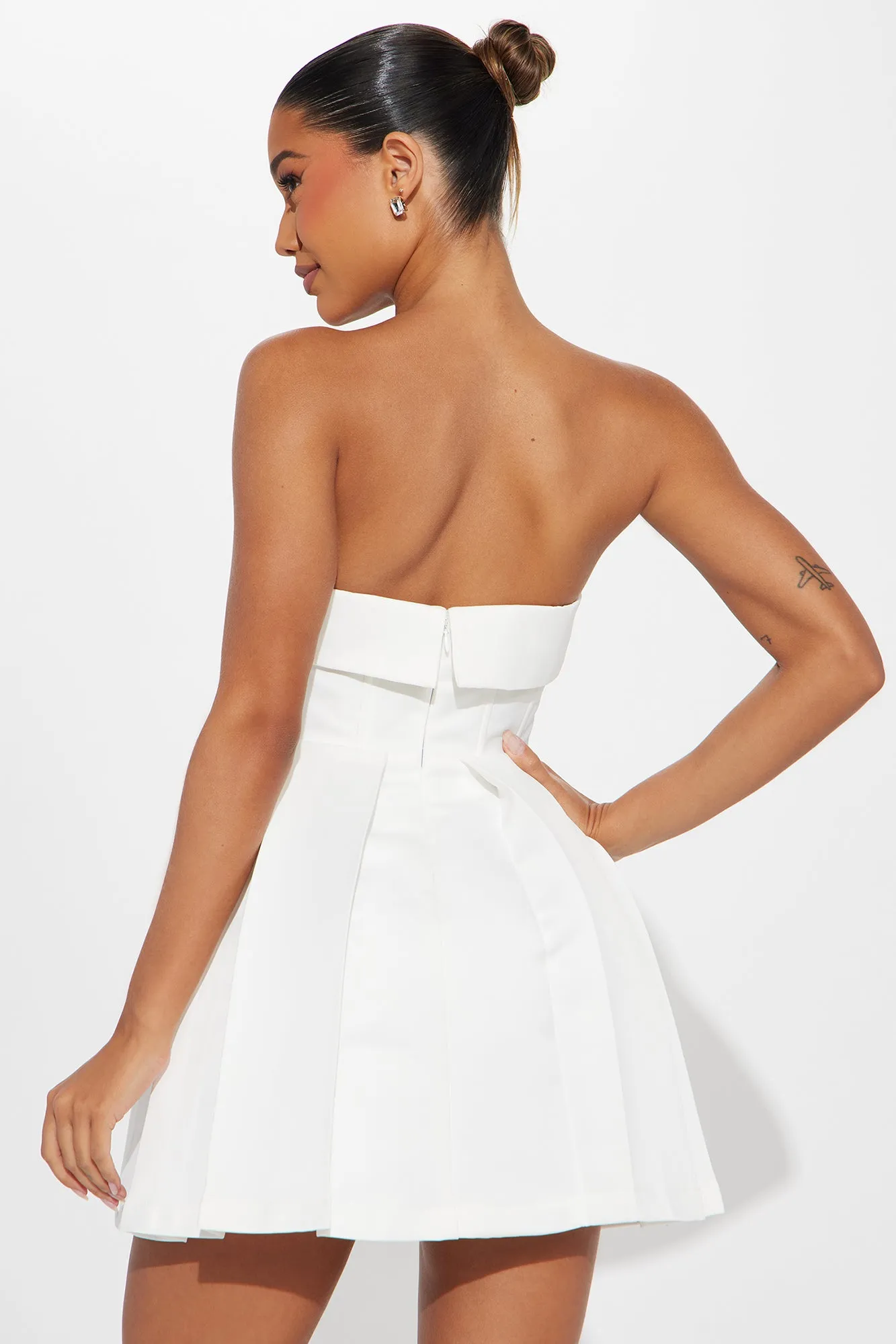 Definitely Darling Mini Dress - White sold by Fashion Nova product image thumbnail 3