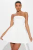 Definitely Darling Mini Dress - White sold by Fashion Nova