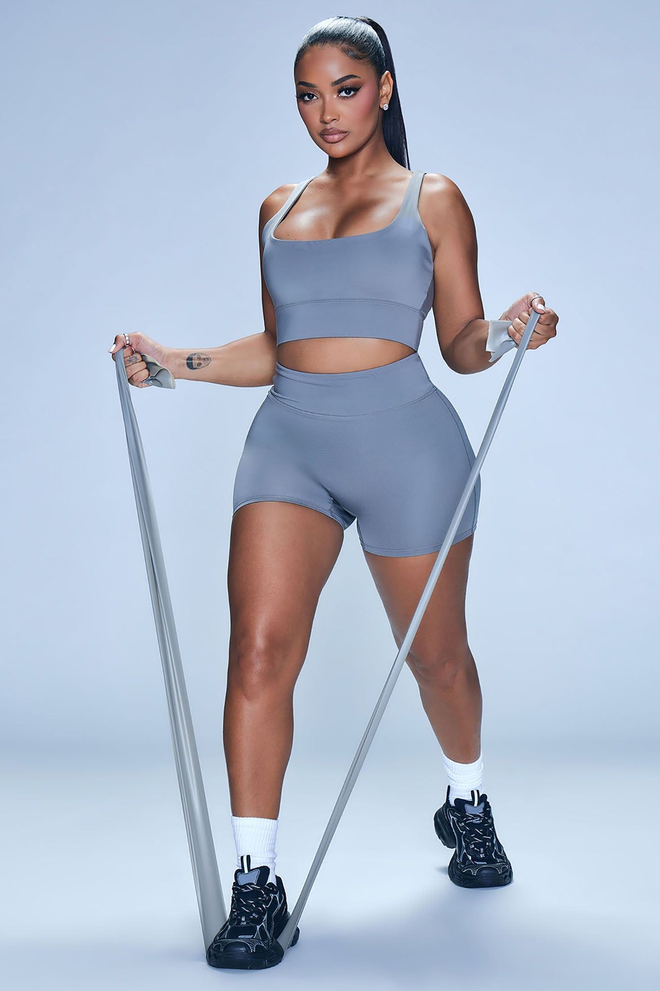 Progress Elevate Hot Short - Charcoal sold by Fashion Nova