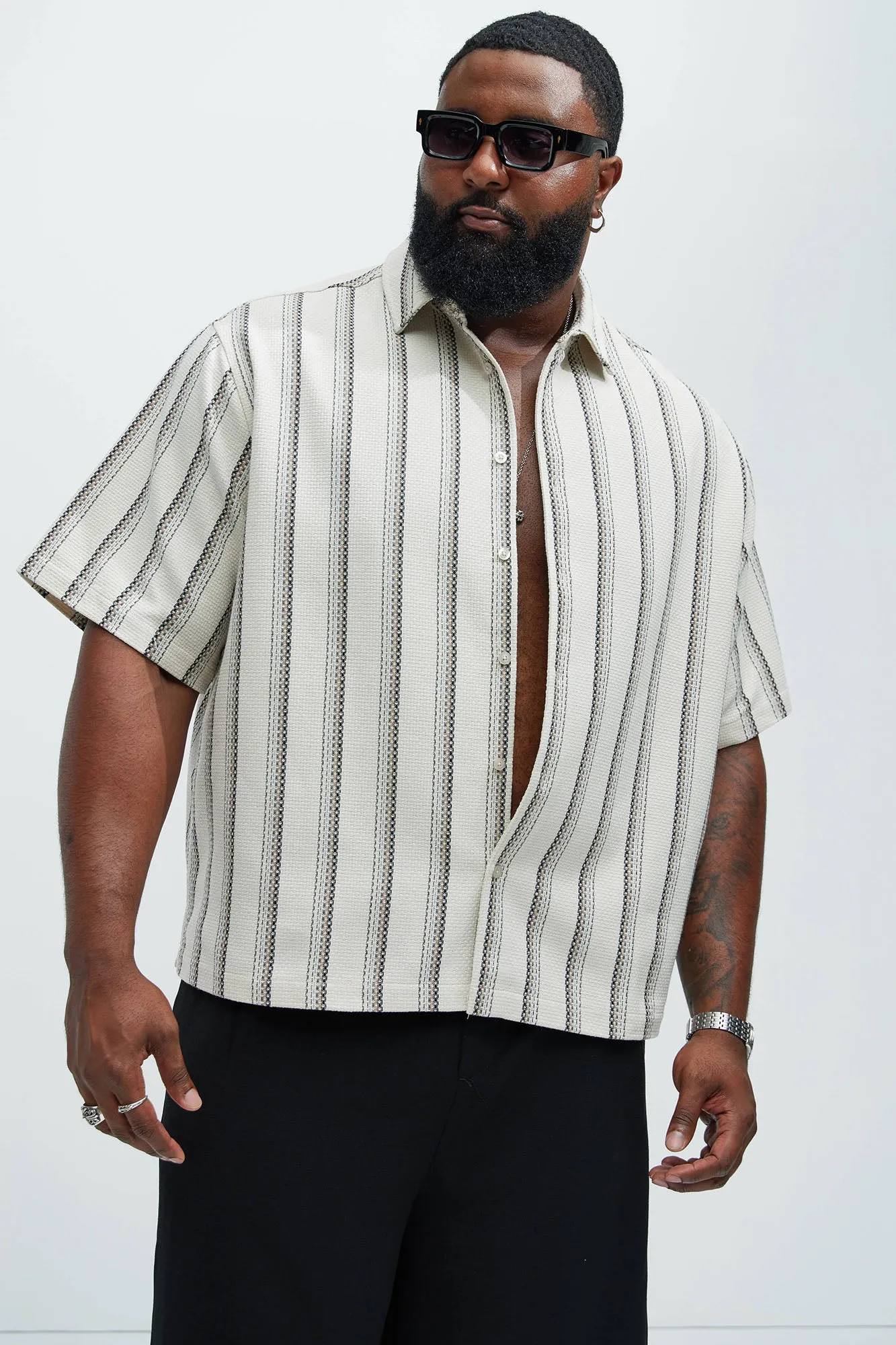 Backbay Shirt - Taupe sold by Fashion Nova product image thumbnail 5