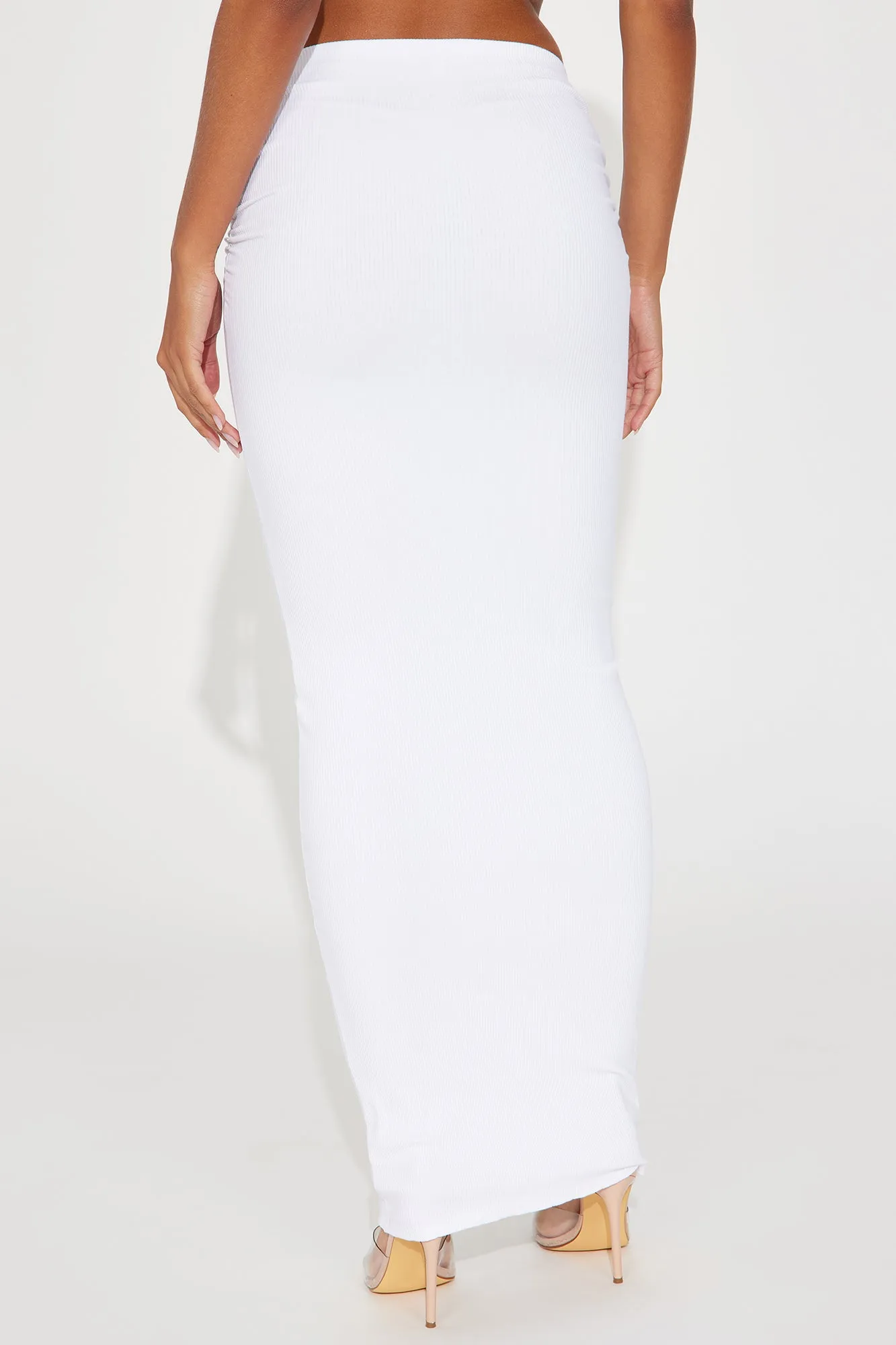 Melissa Snatched Maxi Skirt - White sold by Fashion Nova product image thumbnail 3