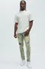 Bleach It With Fray Ripped Stacked Skinny Jeans - Vintage Blue Wash sold by Fashion Nova