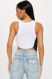 I Love Hot Dads Top - White sold by Fashion Nova