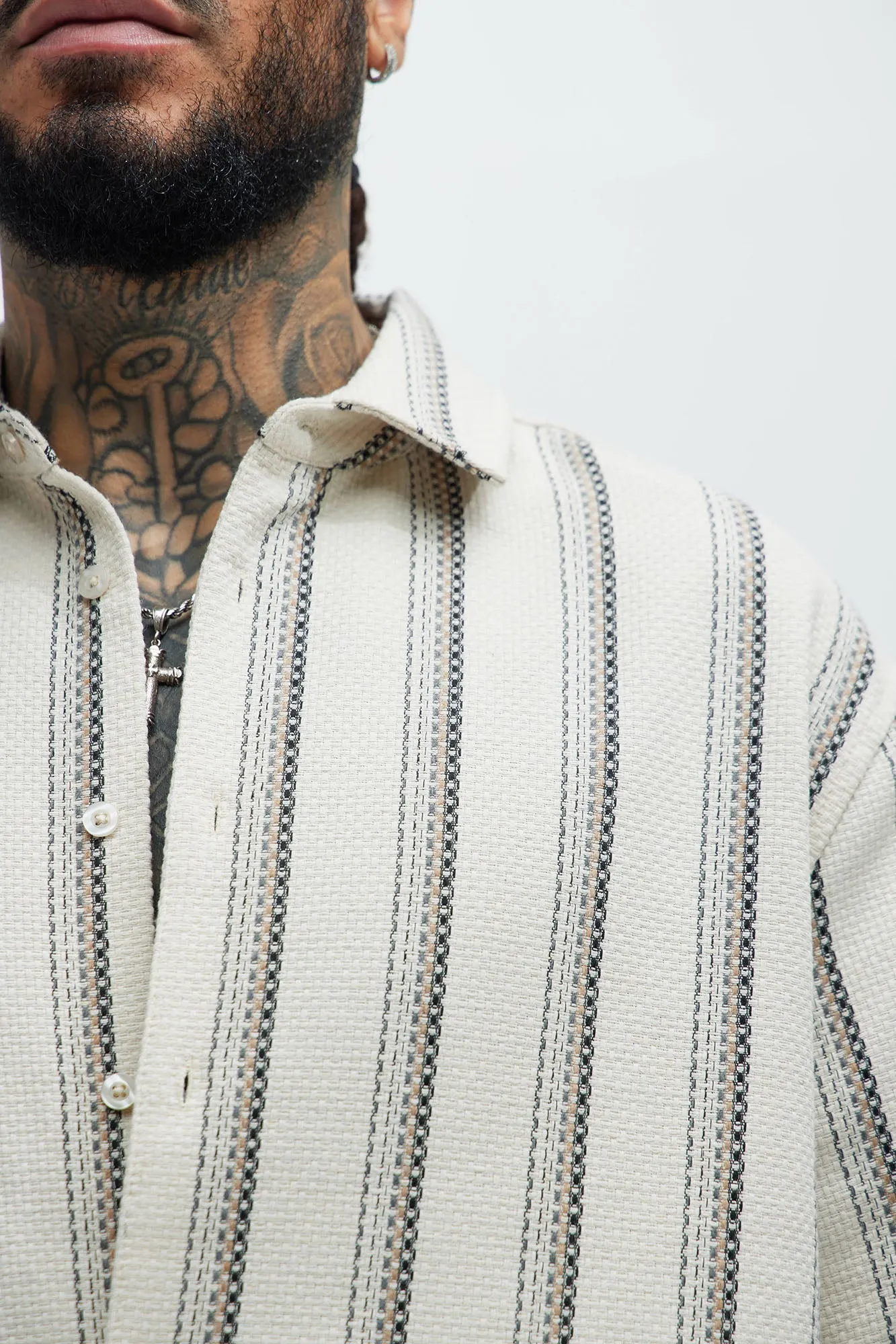 Backbay Shirt - Taupe sold by Fashion Nova product image thumbnail 3