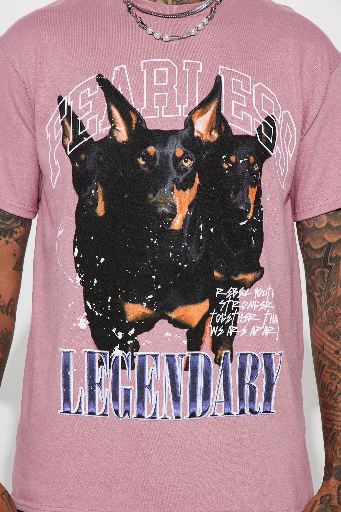 Legendary Squad Short Sleeve Tee - Mauve sold by Fashion Nova product image thumbnail 3