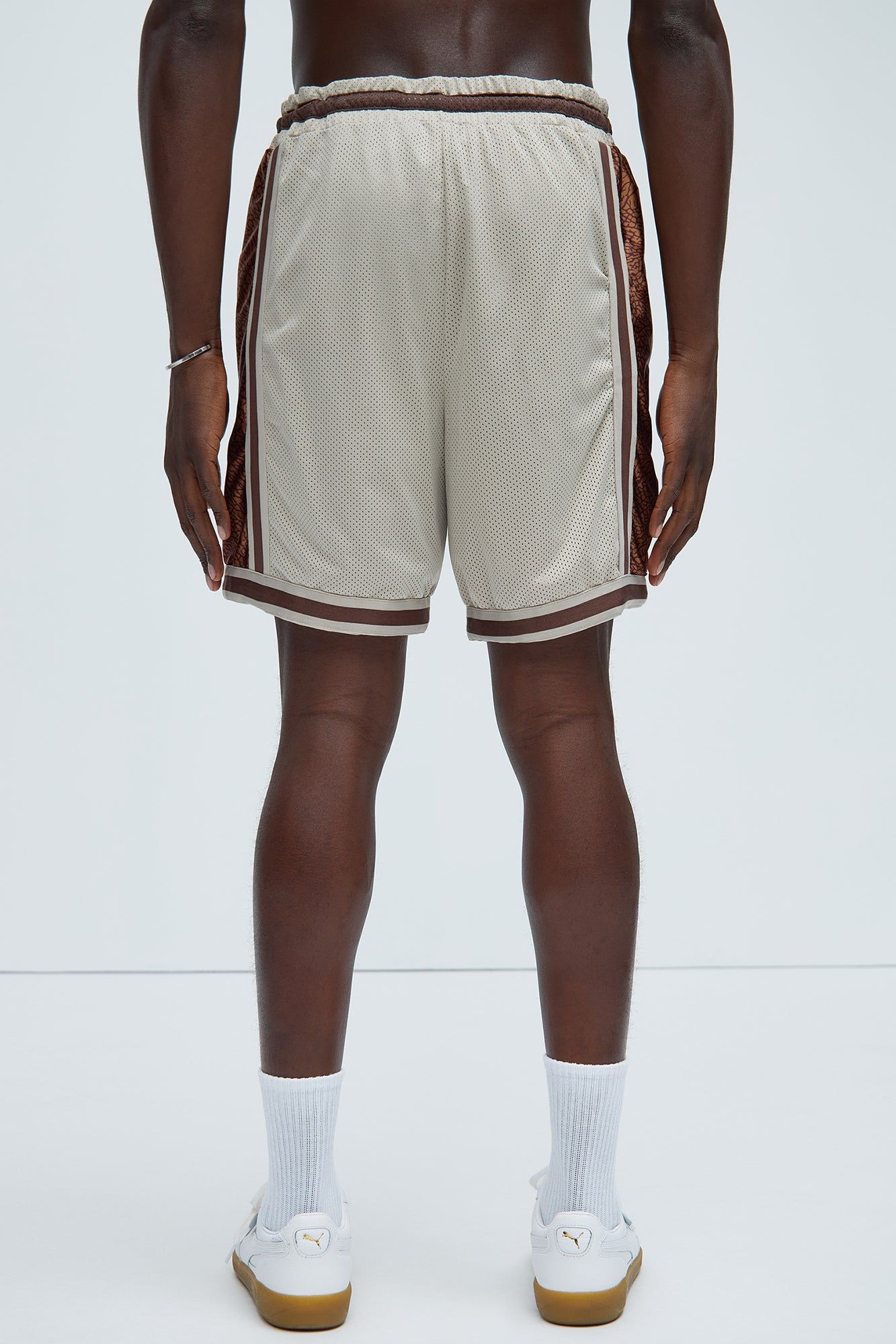 Find Out Mesh Shorts - Sand sold by Fashion Nova product image thumbnail 4