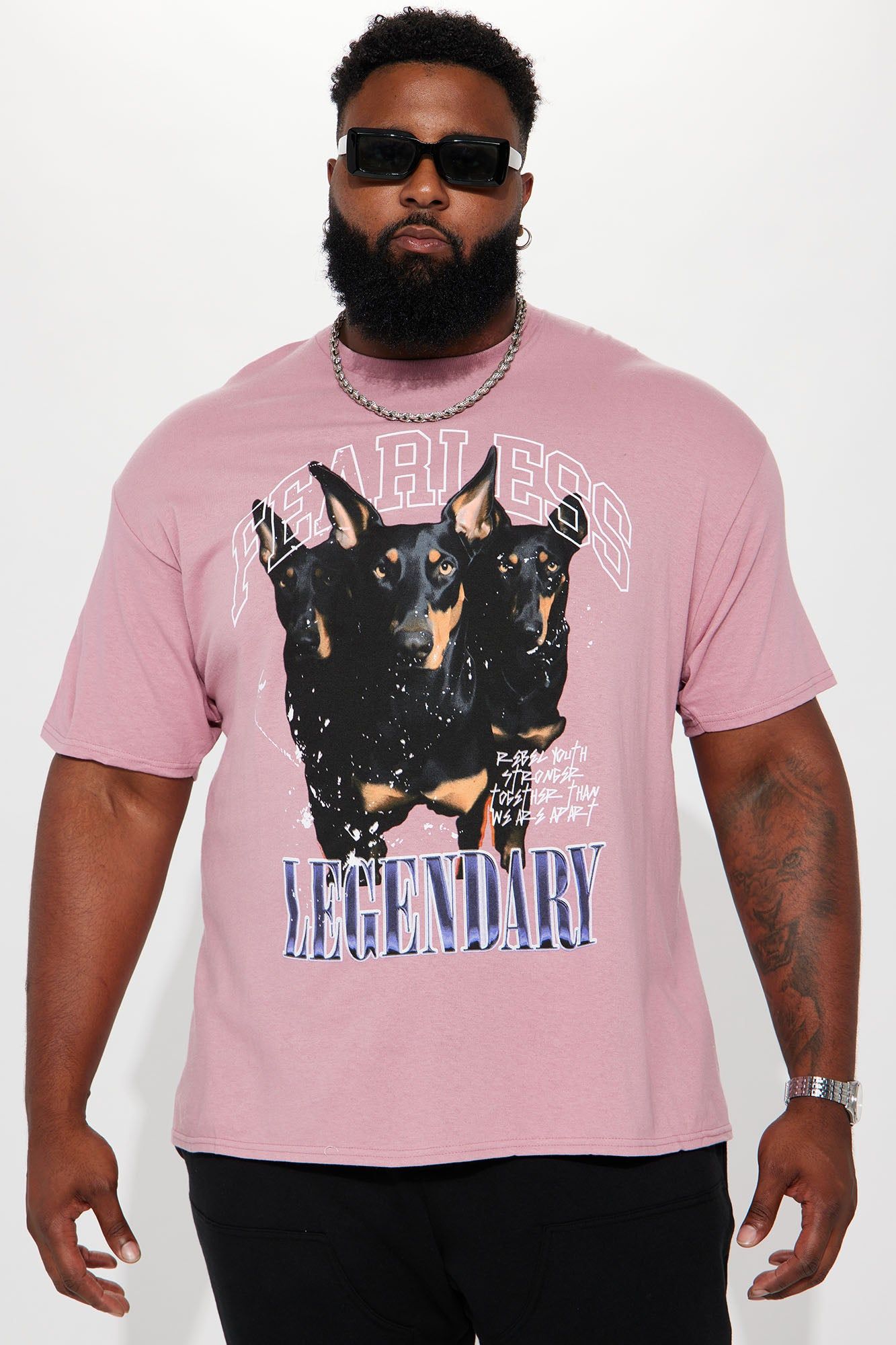 Legendary Squad Short Sleeve Tee - Mauve sold by Fashion Nova product image thumbnail 4