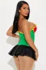Robin Corset Top Costume - Green/combo sold by Fashion Nova