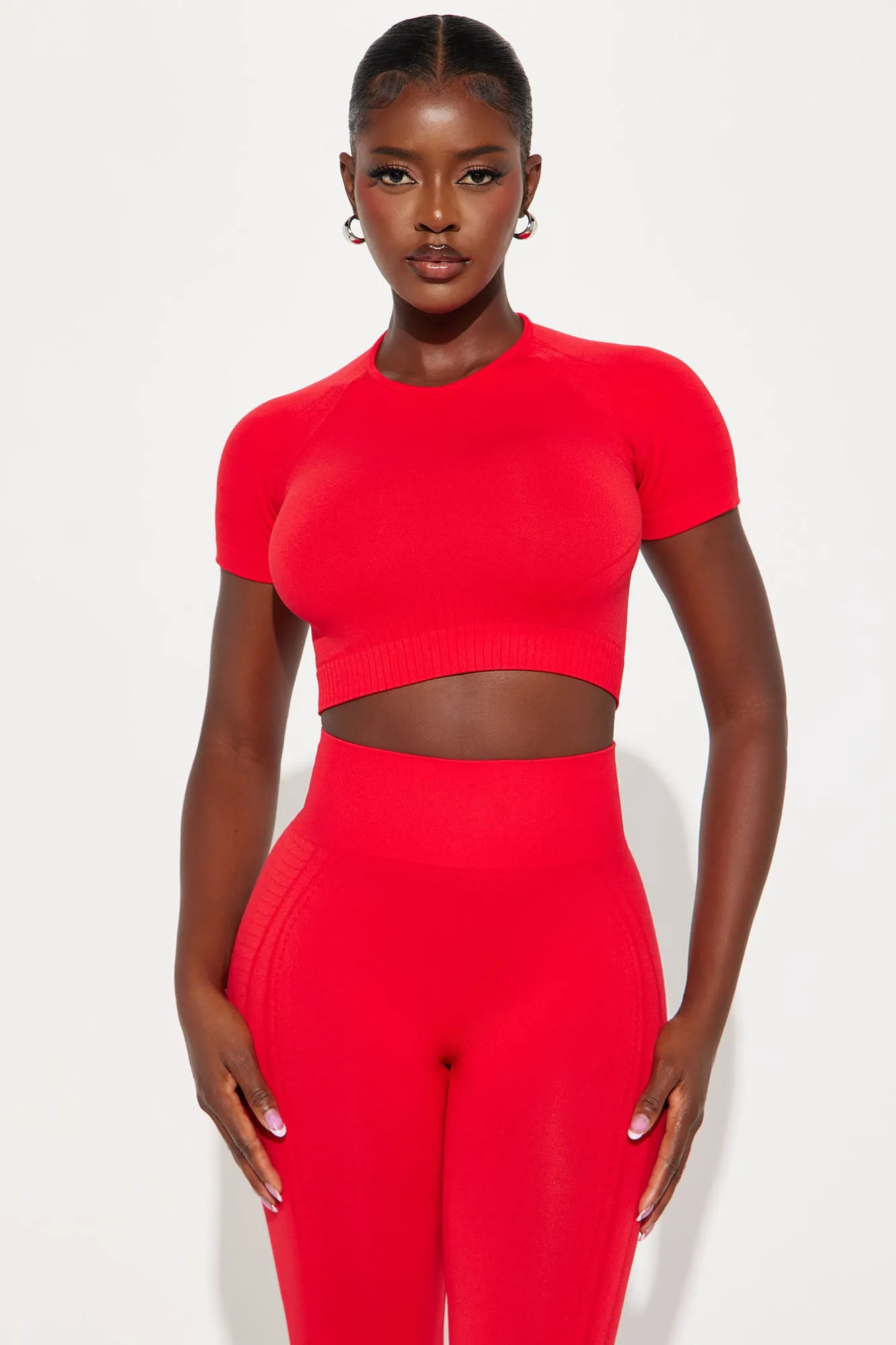 Get In Shape Active Set - Red sold by Fashion Nova product image thumbnail 2