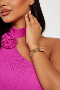The Best Option Bracelet - Gold sold by Fashion Nova