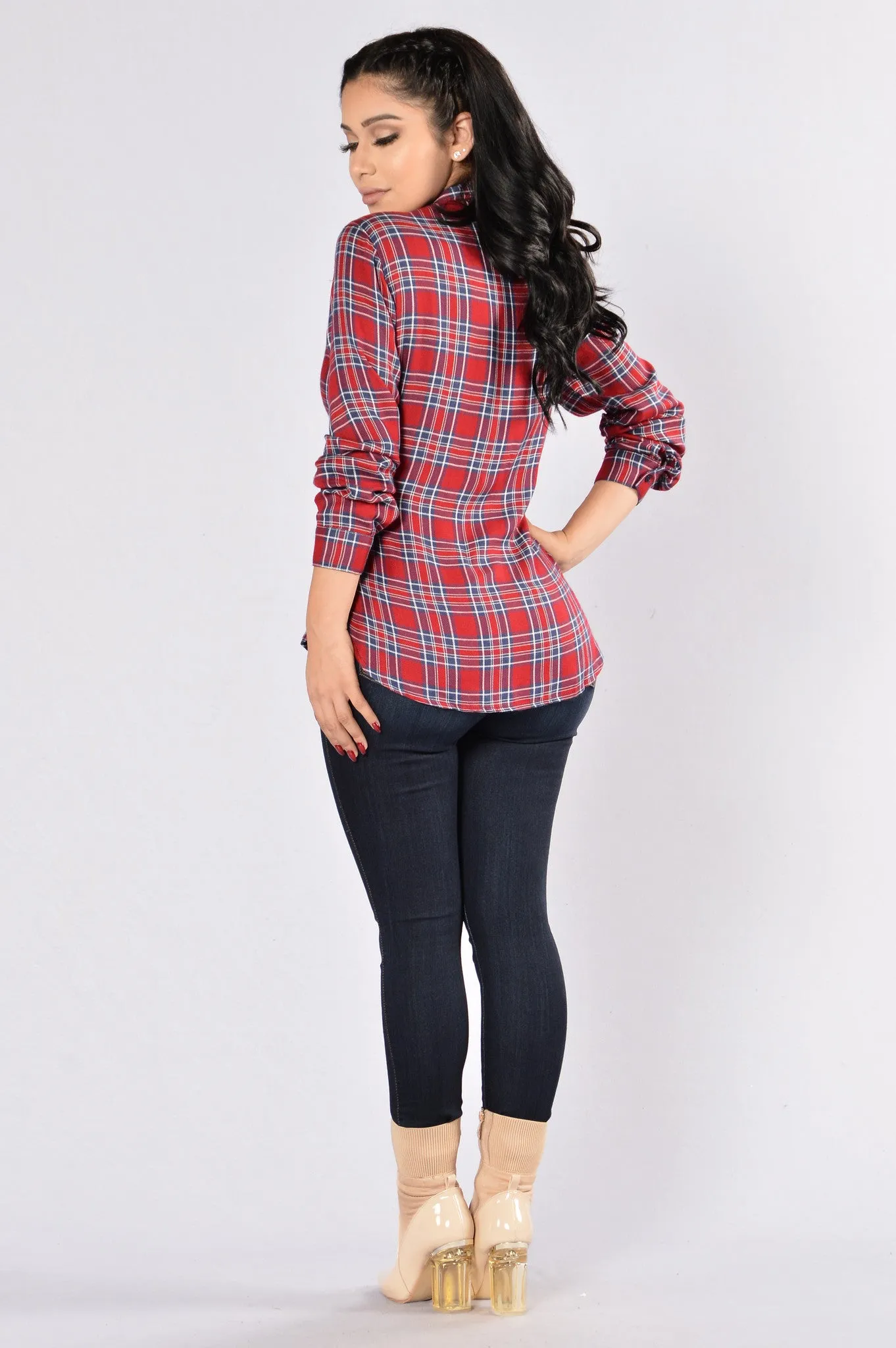 Every Little Thing Top - Red/Navy sold by Fashion Nova product image thumbnail 5