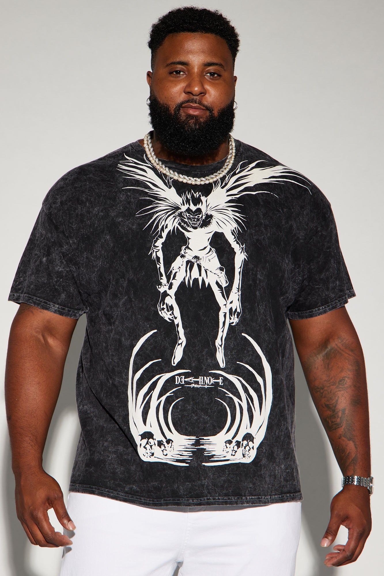 Ryuk Death Note Short Sleeve Tee - Black sold by Fashion Nova product image thumbnail 2