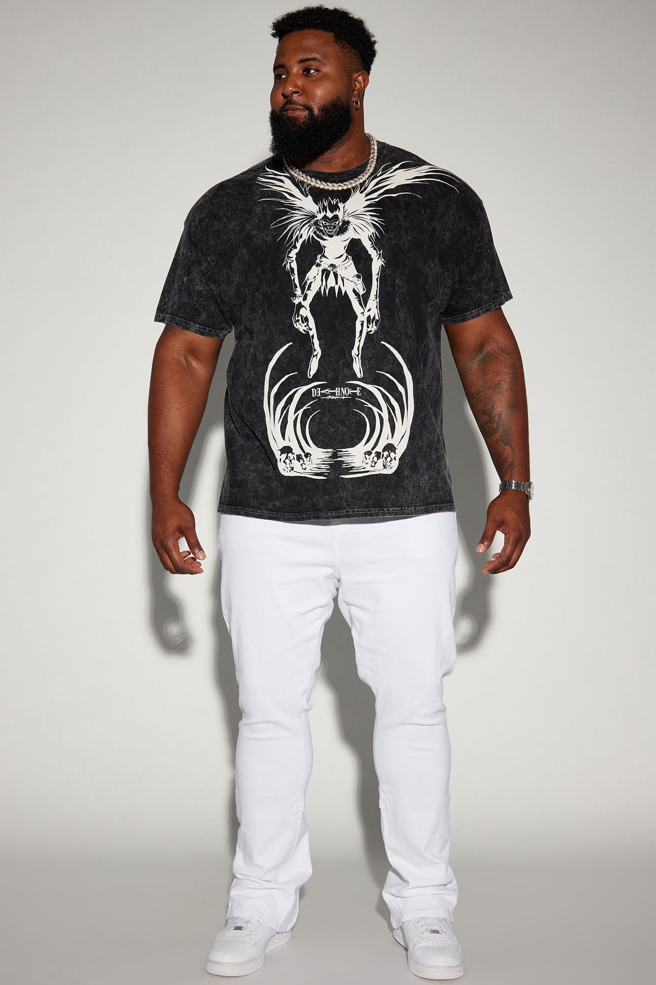 Ryuk Death Note Short Sleeve Tee - Black sold by Fashion Nova product image thumbnail 6