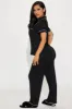 Chill Vibes Only Ribbed PJ Pant Set - Black sold by Fashion Nova