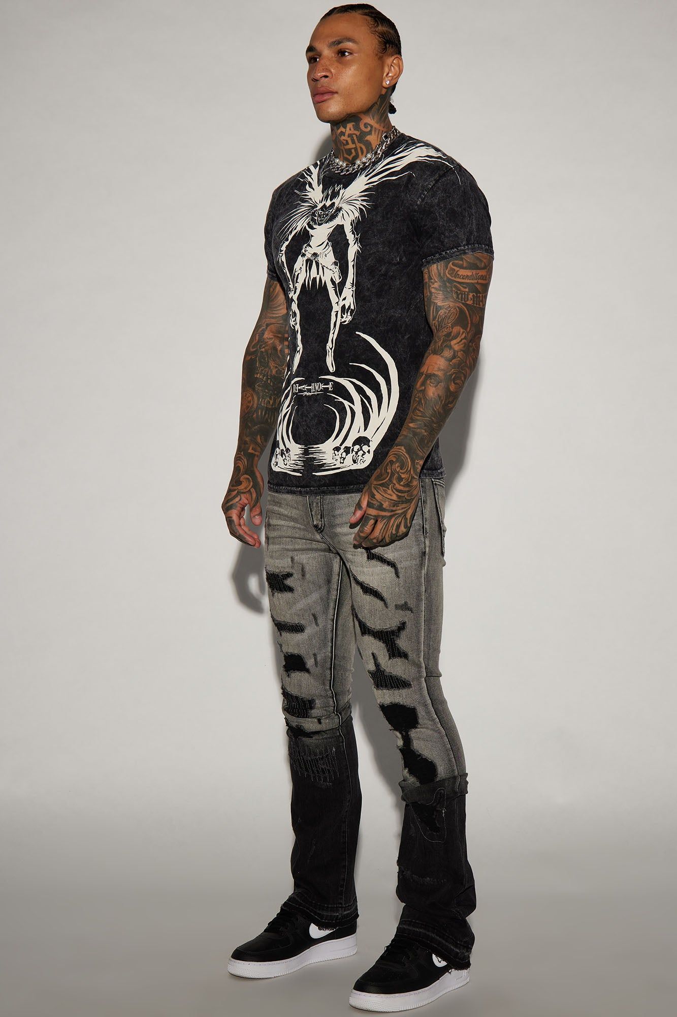 Ryuk Death Note Short Sleeve Tee - Black sold by Fashion Nova product image thumbnail 3