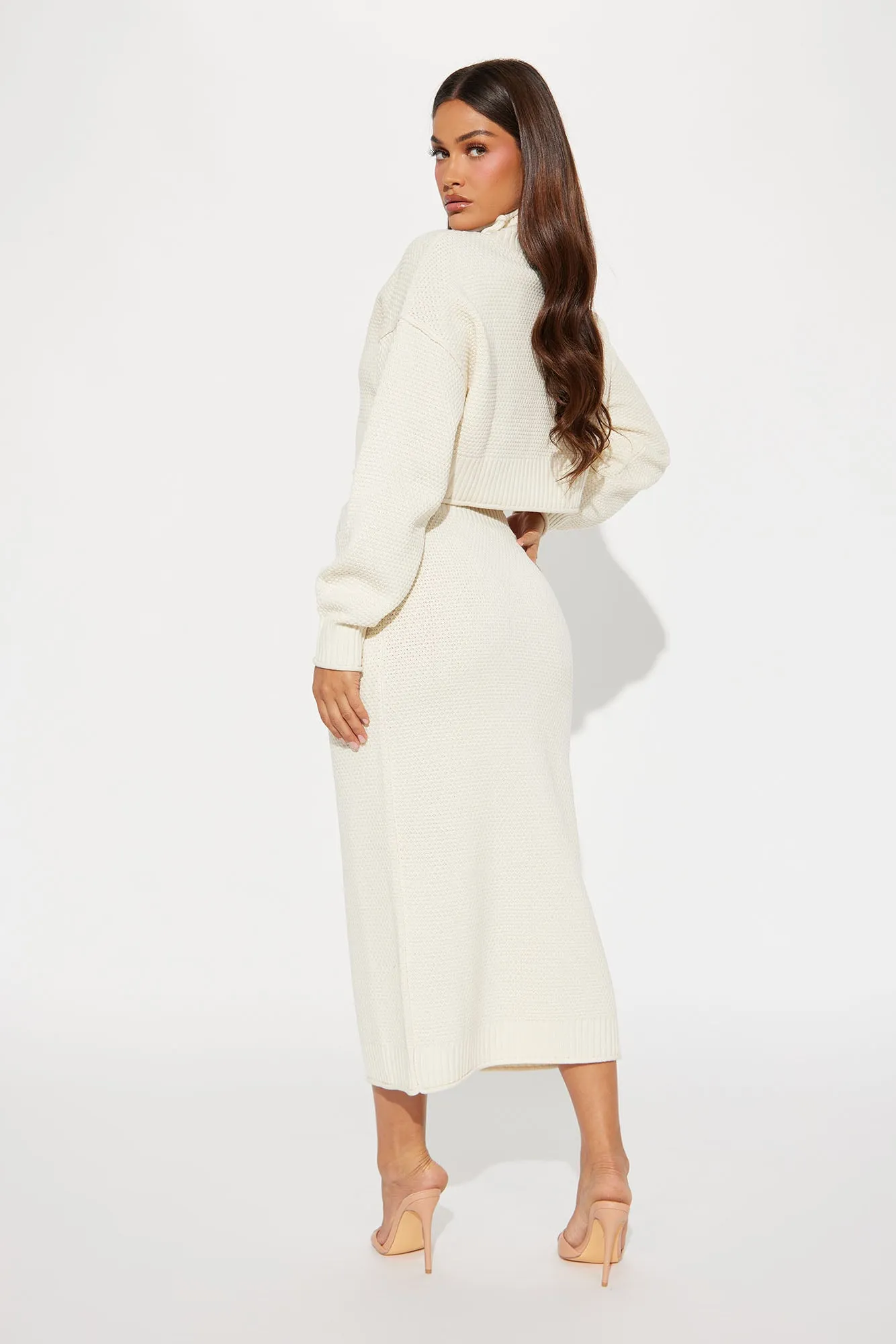 Hayden Sweater Skirt Set - Cream sold by Fashion Nova product image thumbnail 3