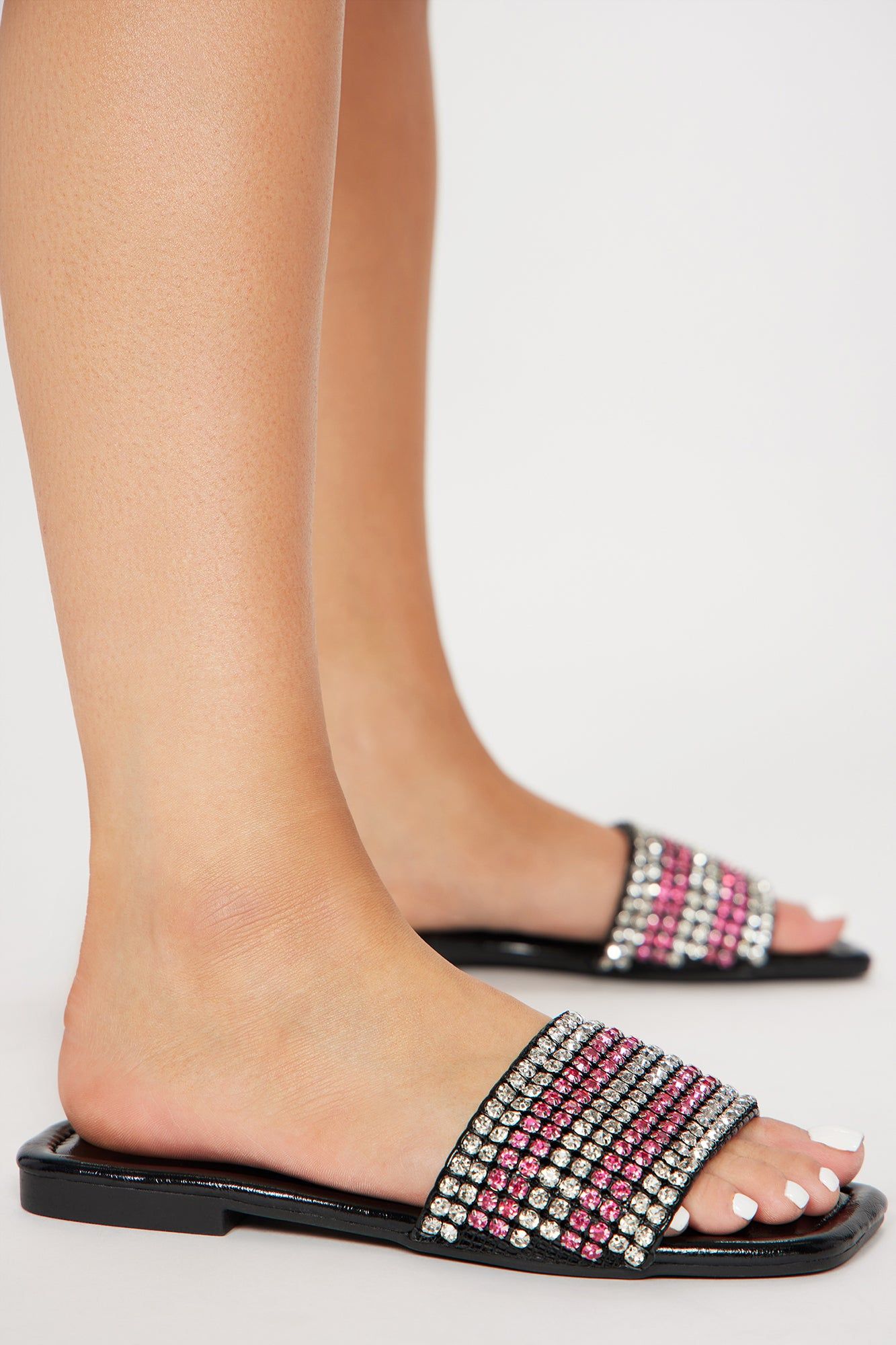 Mariana Embellished Flat Sandals - Pink sold by Fashion Nova product image thumbnail 3