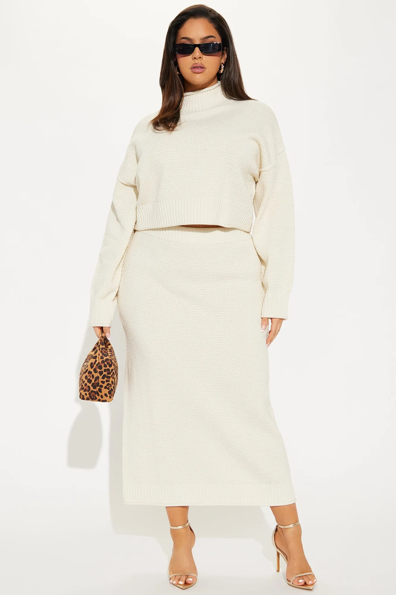 Hayden Sweater Skirt Set - Cream sold by Fashion Nova product image thumbnail 4