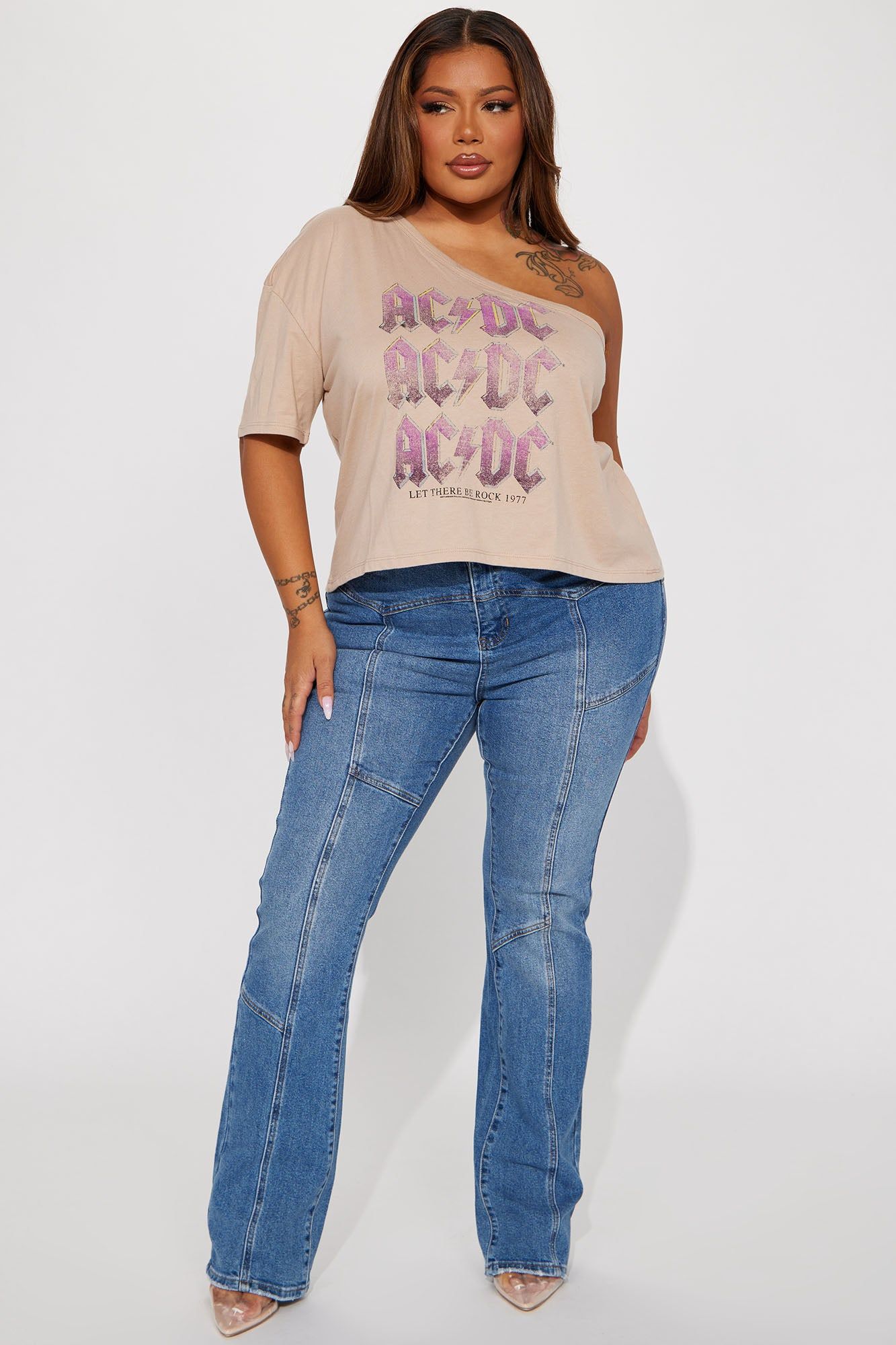 ACDC One Shoulder Top - Taupe sold by Fashion Nova product image thumbnail 6