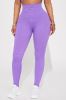 Effortless Triton Ribbed Seamless Legging - Lavender sold by Fashion Nova