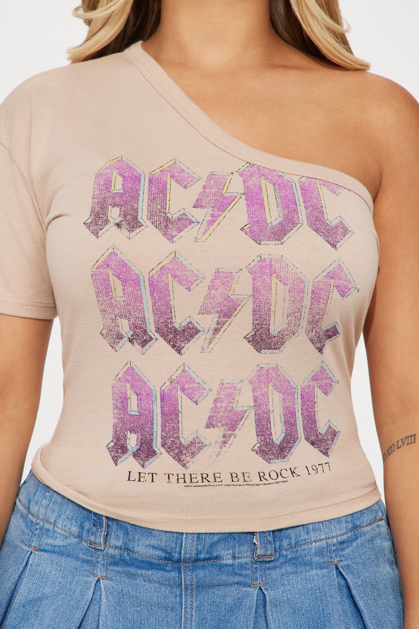 ACDC One Shoulder Top - Taupe sold by Fashion Nova product image thumbnail 3