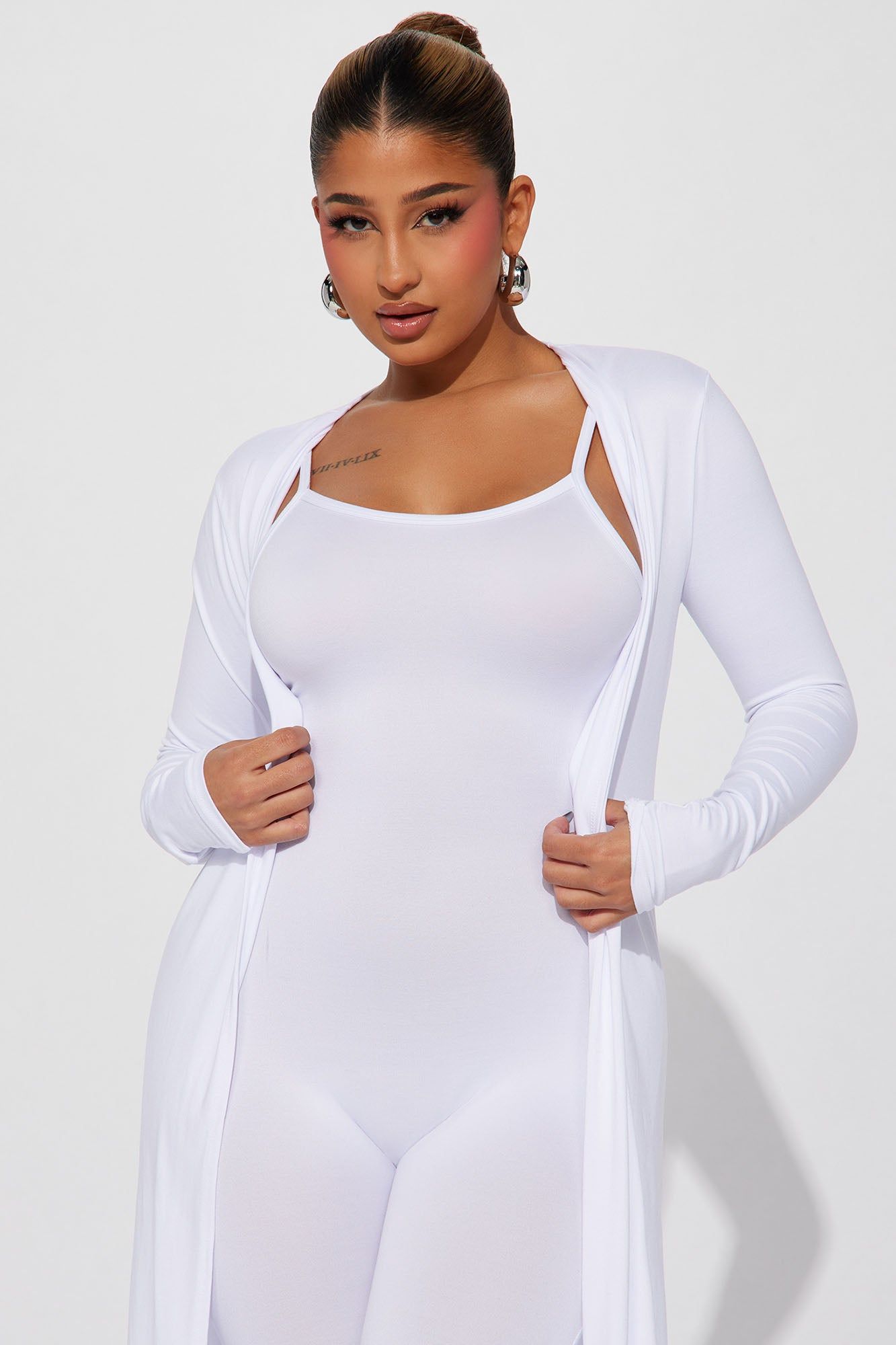 Show Me Comfort Jumpsuit - White sold by Fashion Nova product image thumbnail 2