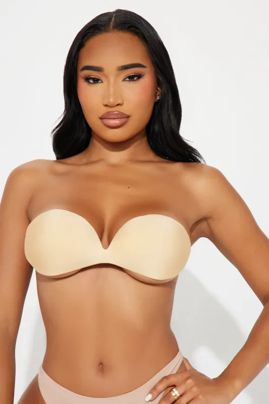 Held Up Backless Seamless Sticky Bra - Nude sold by Fashion Nova