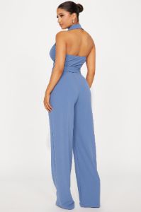 9AM Babe Jumpsuit  - Slate Blue sold by Fashion Nova