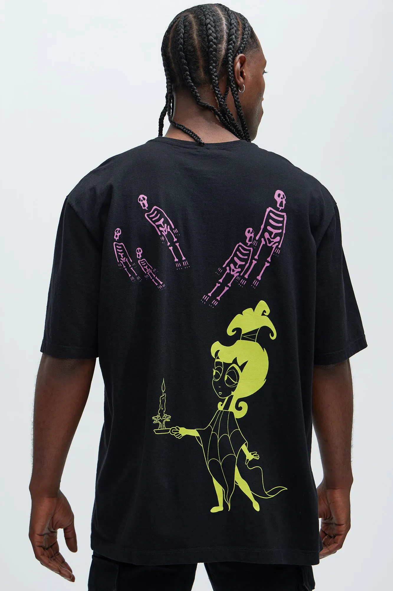 BeetleJuice Animated Series Oversized Short Sleeve Tee - Black sold by Fashion Nova product image thumbnail 4