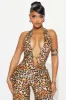 Into The Wild Jumpsuit - Brown/combo sold by Fashion Nova