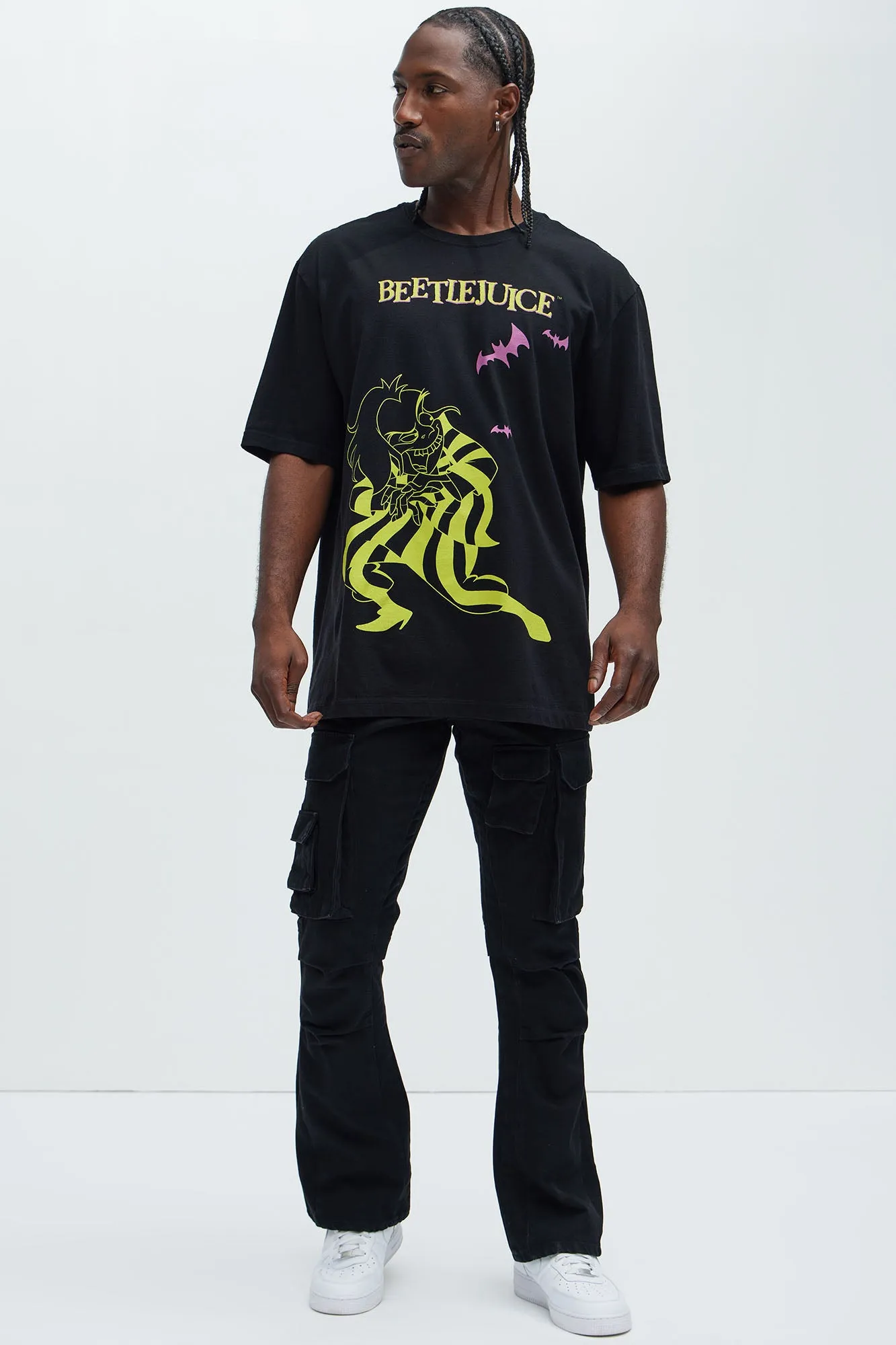 BeetleJuice Animated Series Oversized Short Sleeve Tee - Black sold by Fashion Nova product image thumbnail 2