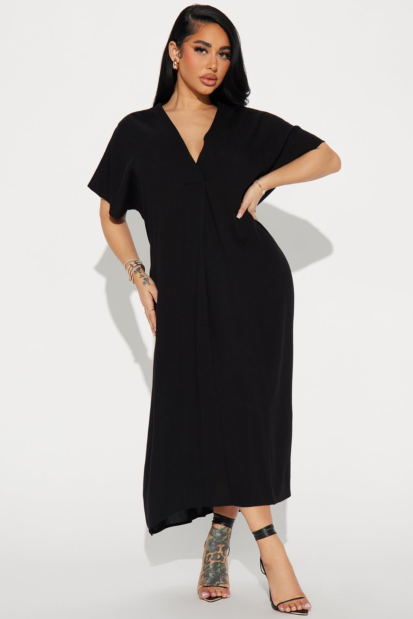 Kylie Kaftan Maxi Dress - Black sold by Fashion Nova product image thumbnail 2