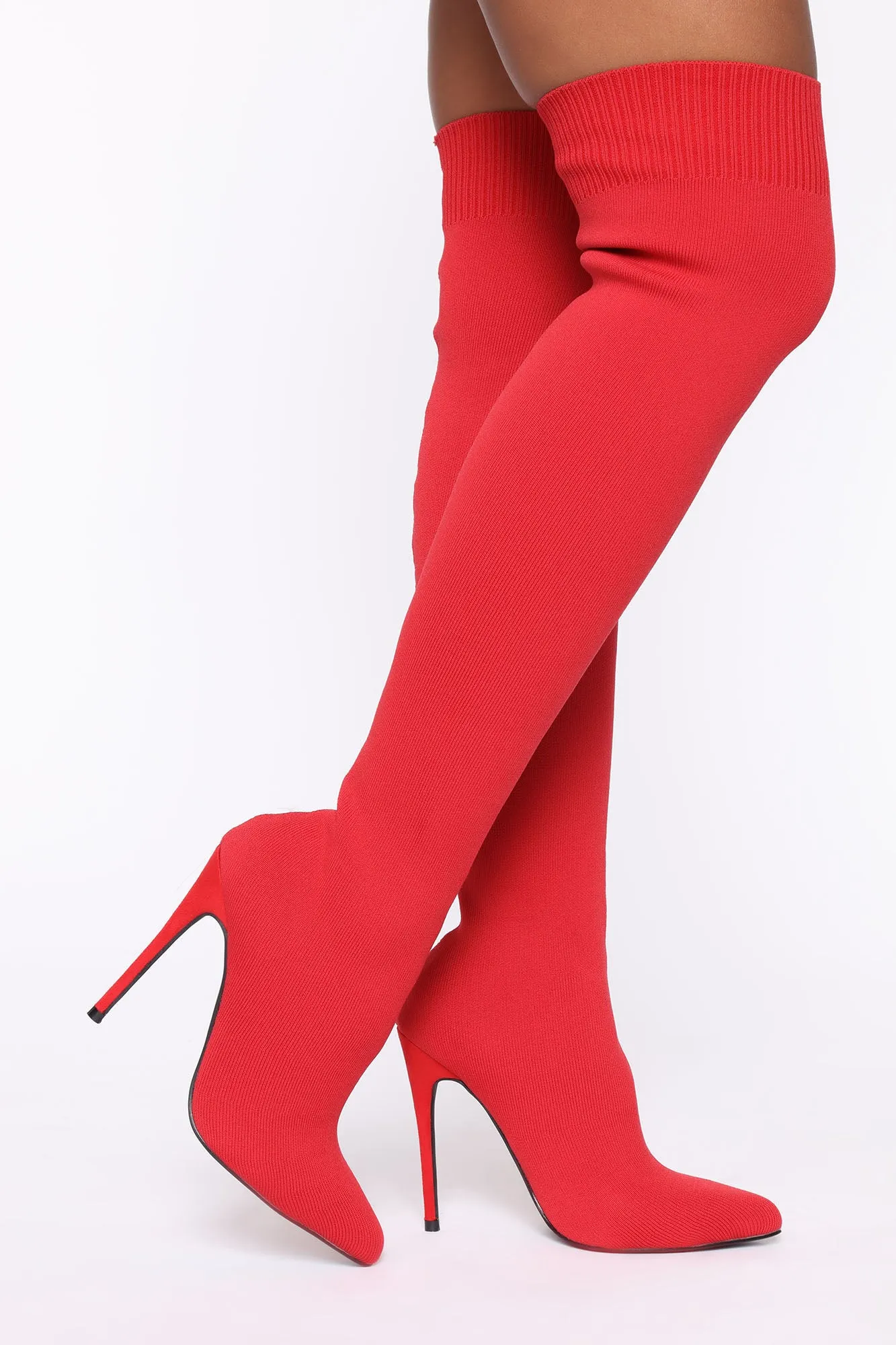 Meant That Heeled Boots - Red sold by Fashion Nova product image thumbnail 2