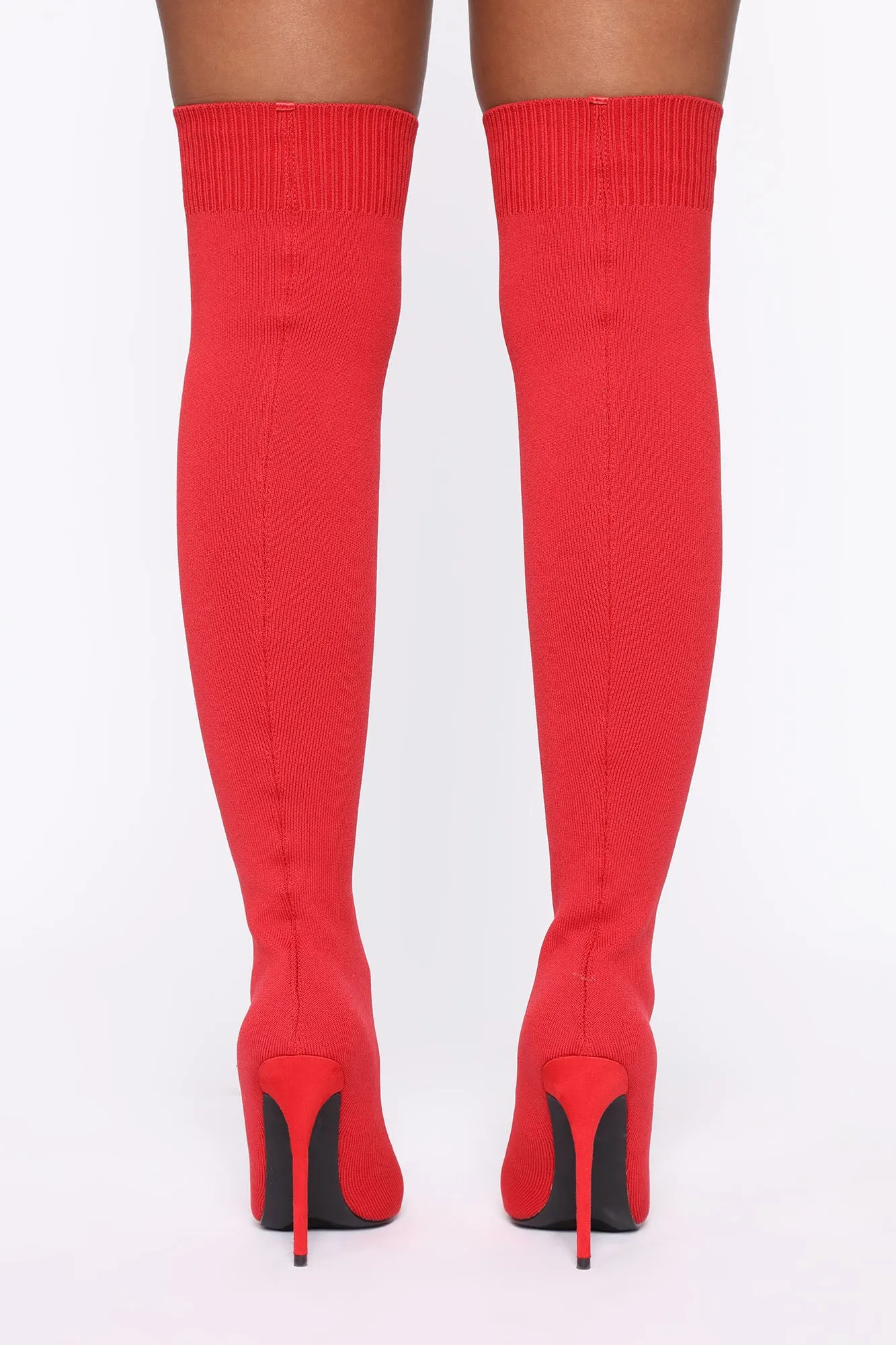 Meant That Heeled Boots - Red sold by Fashion Nova product image thumbnail 4